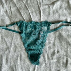 Victoria's Secret Teal Lace Panty
